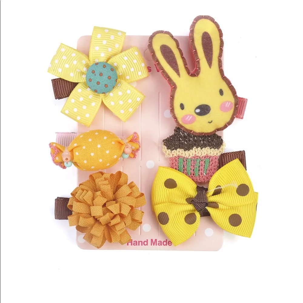 2 for $20 Baby Girls Hair Clips Snaps